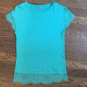 Zara lace detail top